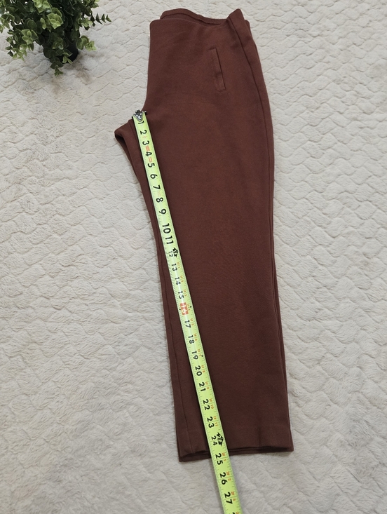 Chico's Rust Brown Stretch Ankle Office Dress Slacks, Chico's 2.5 - US 14 - Picture 4 of 8